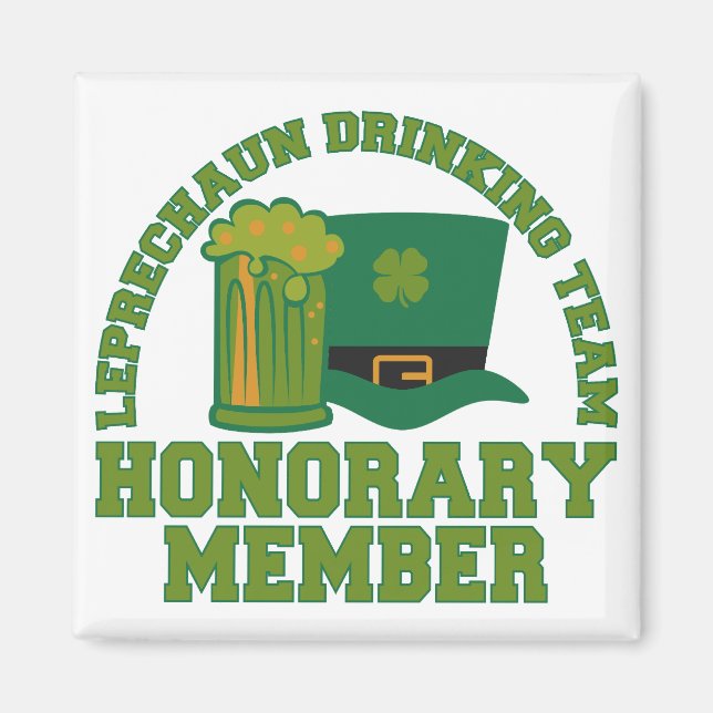 Leprechaun Drink Team Magnet (Vorne)