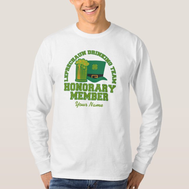 Leprechaun Drink Team Shirts & Jacken (Vorderseite)