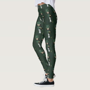 Leprechaun-Druck Leggings