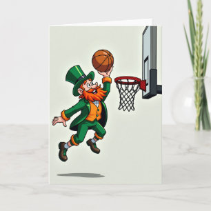 Leprechaun Dunk Shot Fun-Karte Karte