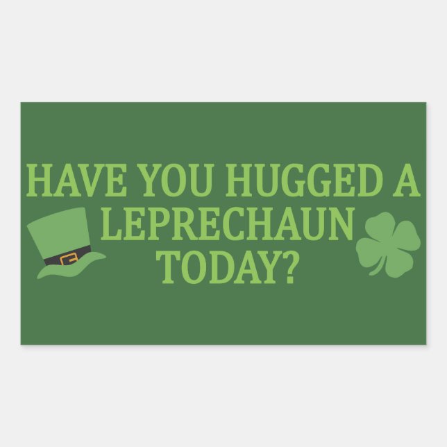 Leprechaun Étiquettes (Devant)