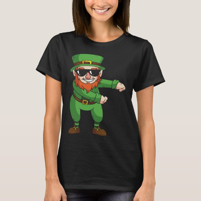 Leprechaun Floss Dance  St Patrick Day T-Shirt (Vorderseite)