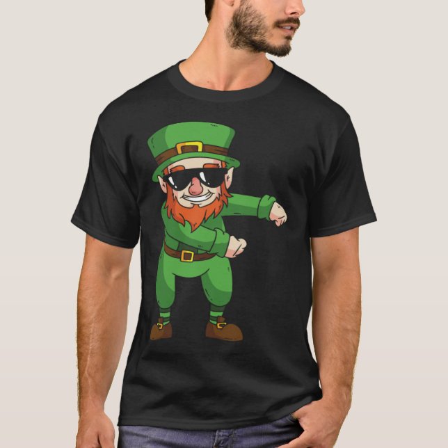Leprechaun Floss Dance  St Patrick Day T-Shirt (Vorderseite)