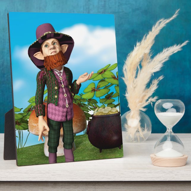 Leprechaun Fotoplatte (Seite)