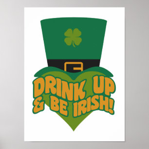 Leprechaun-Gedicht Poster
