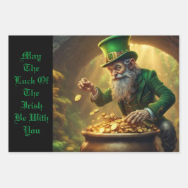 Leprechaun Geschenkpapier Set