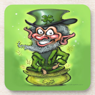 Leprechaun Getränkeuntersetzer
