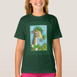 LEPRECHAUN GIRAFFE FARBEN ST. PATRICK'S DAY NIEDLI T-Shirt