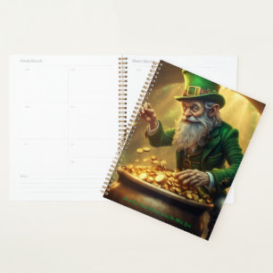 Leprechaun Grußkalender Planer