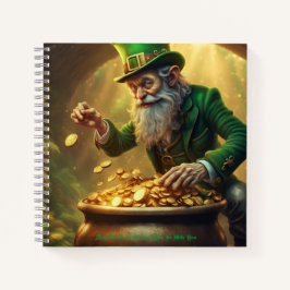 Leprechaun Hardcover Notizbuch