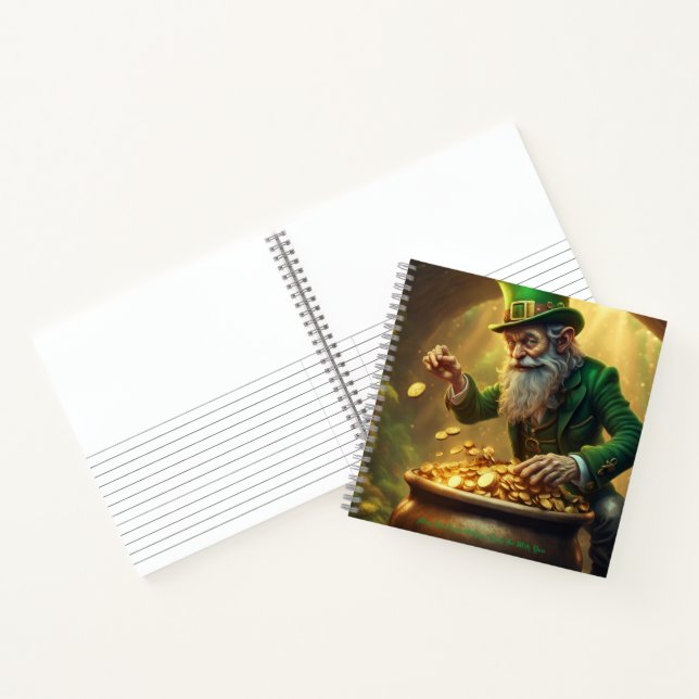 Leprechaun Hardcover Notizbuch (Innenseite)