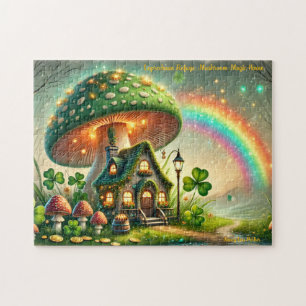 Leprechaun-Häuschen-Puzzle, Irische Legende Folklo