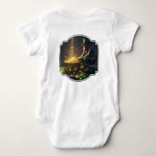 Leprechaun Hideaway Baby Strampler