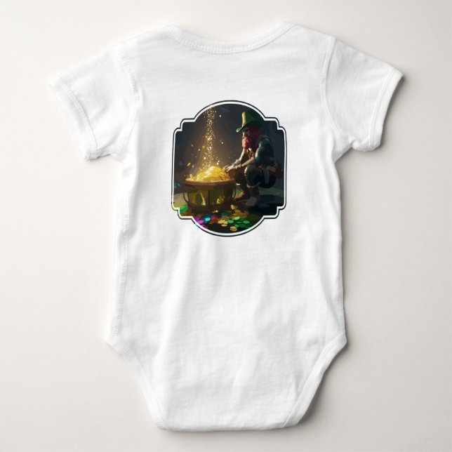 Leprechaun Hideaway Baby Strampler (Rückseite)