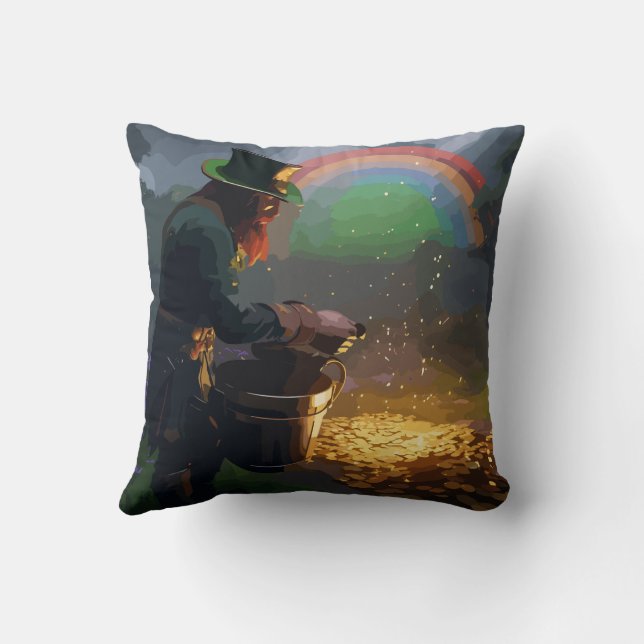 Leprechaun Hideaway Kissen (Rückseite)