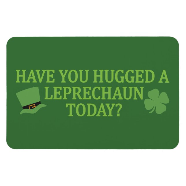Leprechaun-Hug-Magnet Magnet (Horizontal)