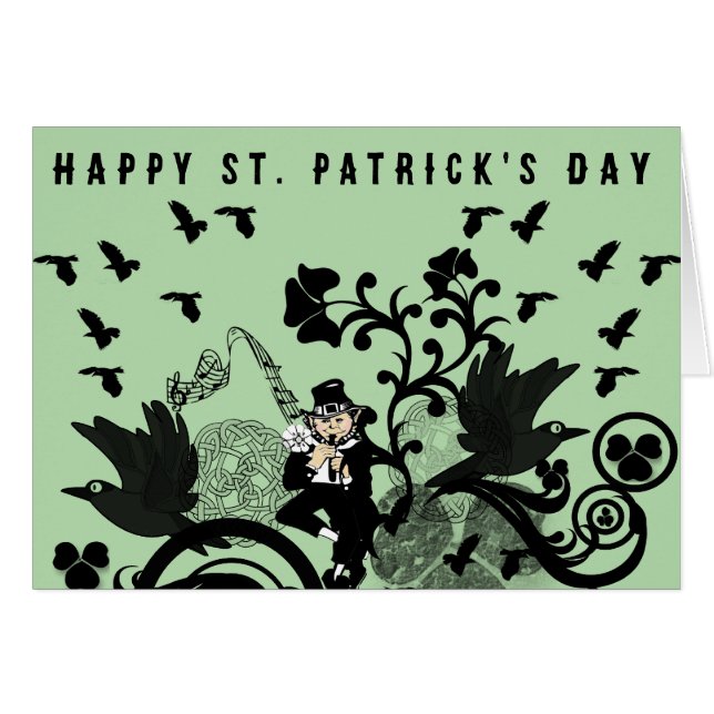 Leprechaun in Schwarz (Vorderseite (Horizontal))