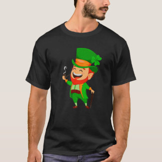 Leprechaun Irish Clover St Patrick's Day Green T-Shirt