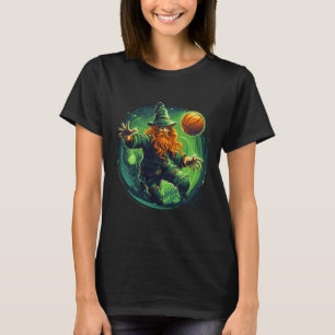 Leprechaun Irland Irisch für einen Skelettspieler T-Shirt