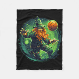 Leprechaun Irland Irish für einen Sketll-Spieler 1 Fleecedecke