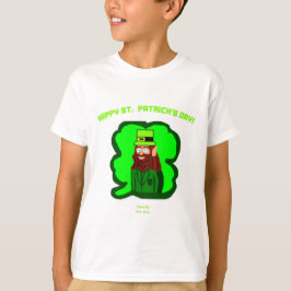 Leprechaun Magic Boys White Basic T Shirt