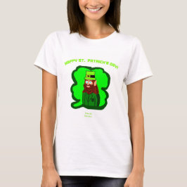 Leprechaun Magic Women's White Basic T Shirt