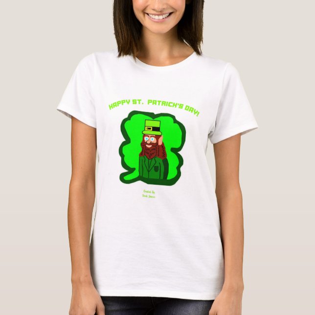 Leprechaun Magic Women's White Basic T Shirt (Vorderseite)