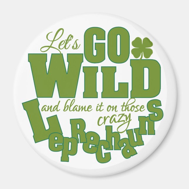 Leprechaun-Magnet Magnet (Vorne)