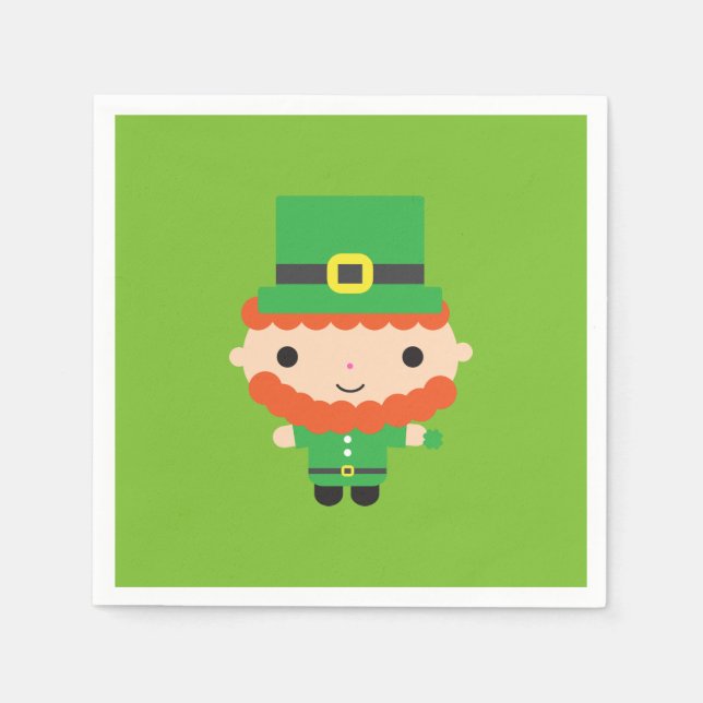 Leprechaun Paper Napkins Serviette (Vorderseite)
