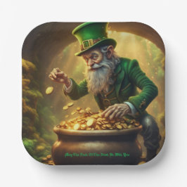 Leprechaun Pappteller