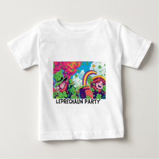 Leprechaun Party Cyber-Kid-T-Shirt Baby T-shirt