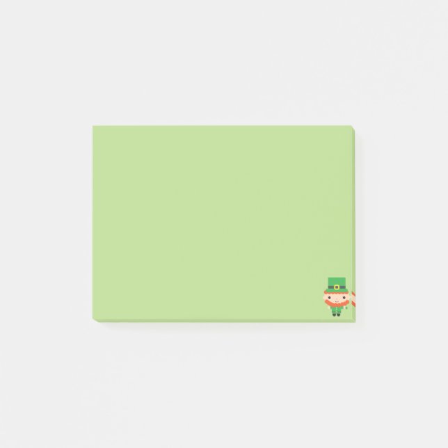 Leprechaun Post-it-Notes Post-it Klebezettel (Vorderseite)