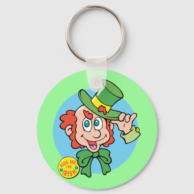 Leprechaun Schlüsselanhänger (Vorderseite)