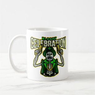 Leprechaun squelette de célébration sanglante Mug