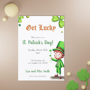 Leprechaun St. Patrick's Day Invitation