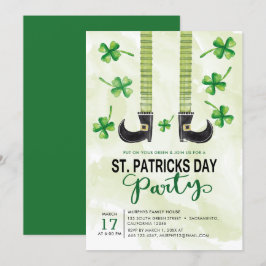 Leprechaun St.Patrick's Day Party Einladung