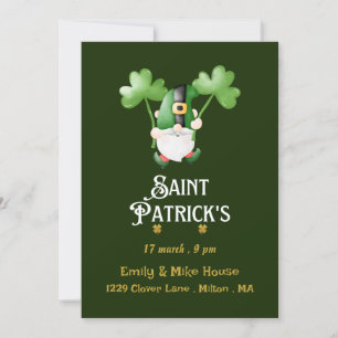 Leprechaun St.Patrick's Day Party Invitation