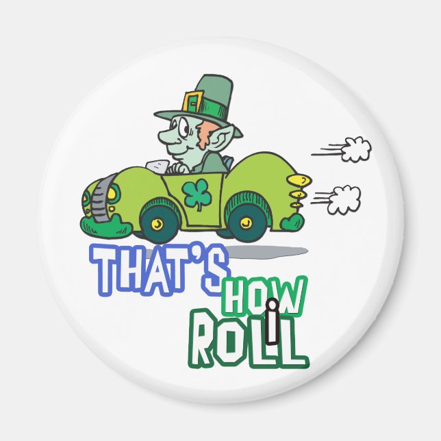 Leprechaun St. Pattys Magnet (Vorne)