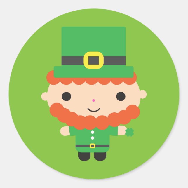Leprechaun Stickers (Vorderseite)