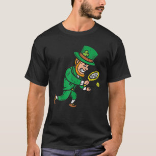 Leprechaun Tennis Funny St Patricks Day Sports Boy T-Shirt