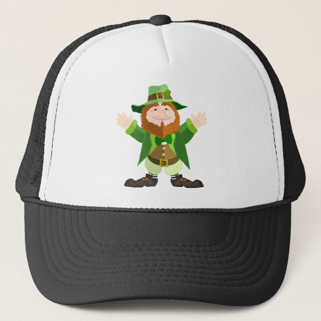 Leprechaun Truckerkappe (Vorderseite)