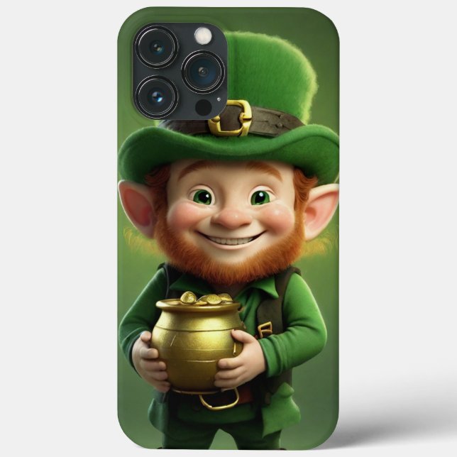 Leprechaun und Pot of Gold iPhone / iPad Gehäuse Case-Mate iPhone Hülle (Rückseite)