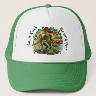 Leprechaun, Viel Glück Sei mit Ja! Hut Truckerkappe