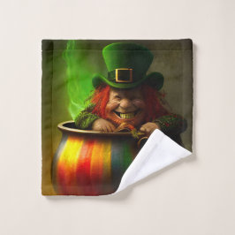 Leprechaun Waschlappen