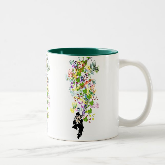 LeprechaunBlackPants Zweifarbige Tasse (Rechts)