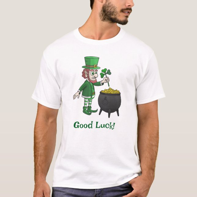 Leprechauns Good Luck T-Shirt (Vorderseite)
