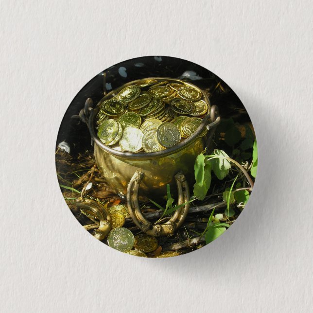 Leprechaun's Pot of Gold! Button (Vorderseite)