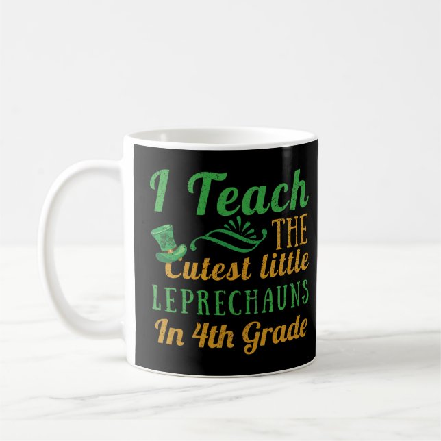 Leprechauns Teach Saint Patricks Kaffeetasse (Links)