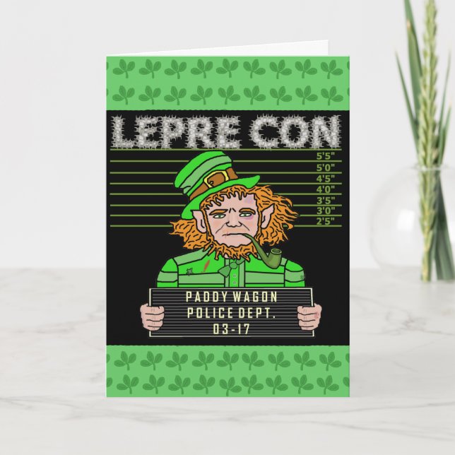 Leprecon Mugshot Karte (Vorderseite)