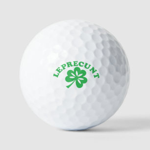 Leprecunt Lustiger Irischer Sarkastischer St Patri Golfball